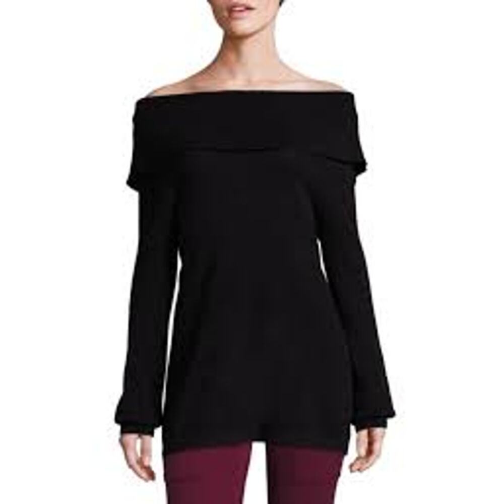 Joie Gray Bade Off The Shoulder Sweater Size Medium NWT - Picture 5 of 5